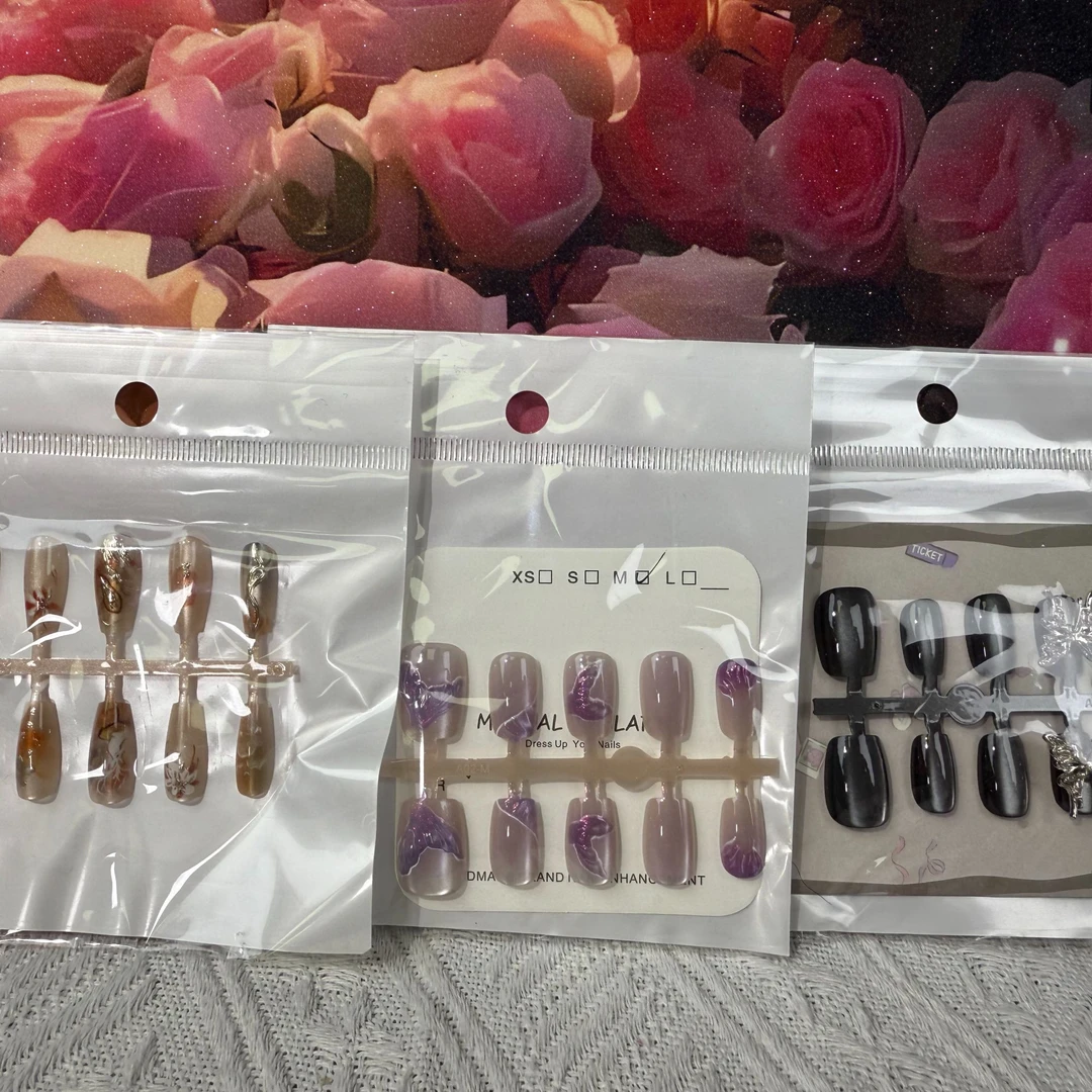 【送】XS码 半手工穿戴甲，随机款式！福袋
