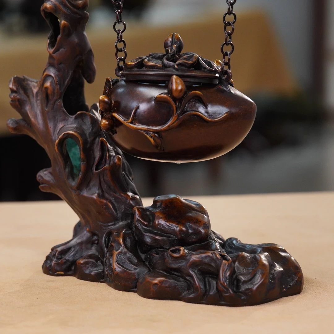 炉松树架挂熏炉C163