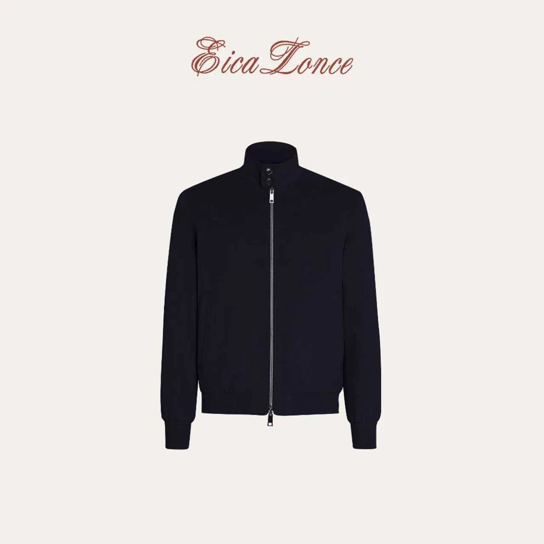 雅心Eicalonce 黑标系列羊毛羊绒白鹅绒立领夹克SN80495