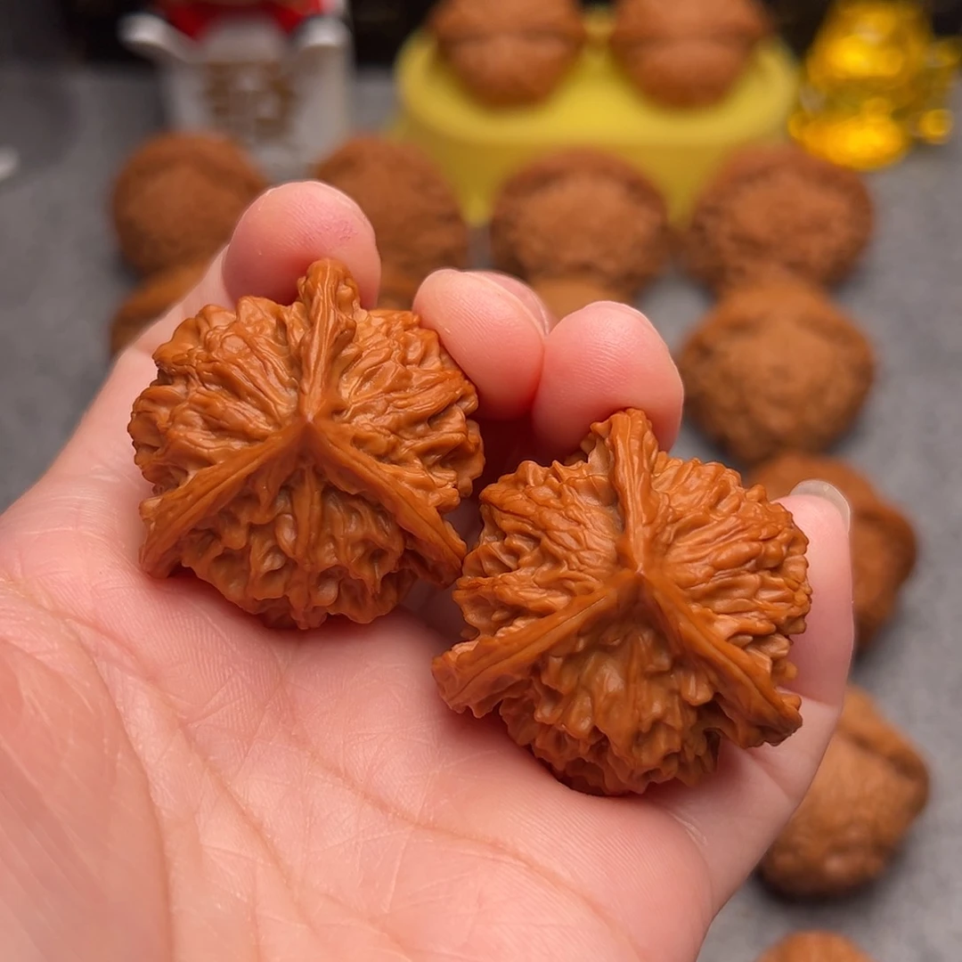 把件文玩核桃精品福利盘山三棱38全品