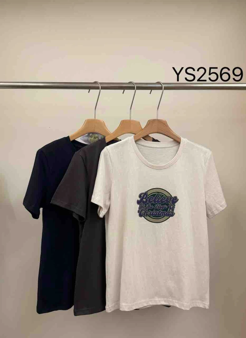 2569东大门印花字母简约T