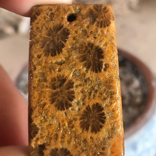 硅化玉吊坠未镶嵌