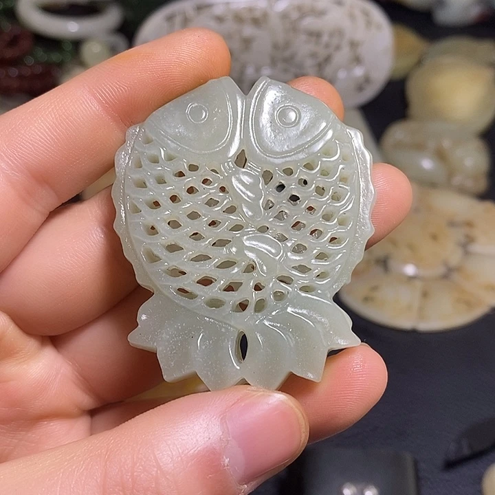颈饰未镶嵌和田玉九*