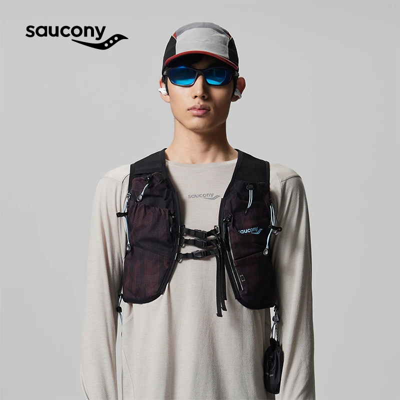 Saucony索康尼男女同款训练运动户外多功能弹力越野马甲