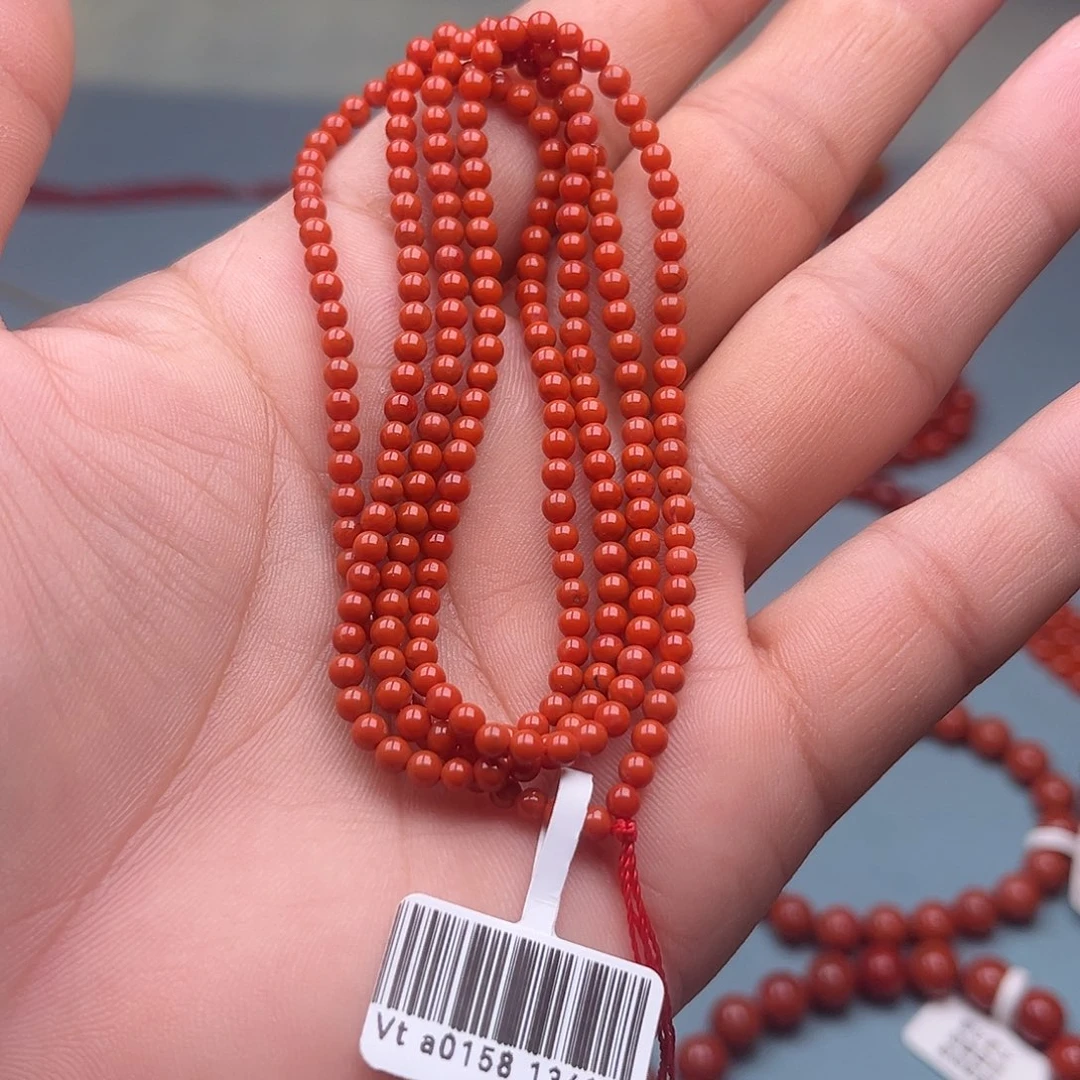 南红玛瑙未镶嵌手链精品小米珠卡3 +
