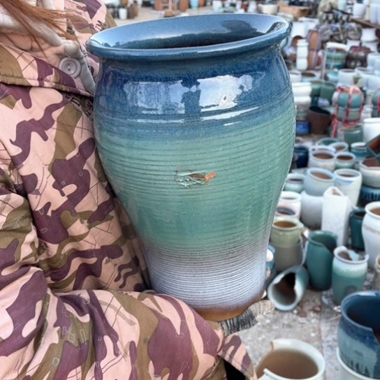 红陶口18高32瑕疵