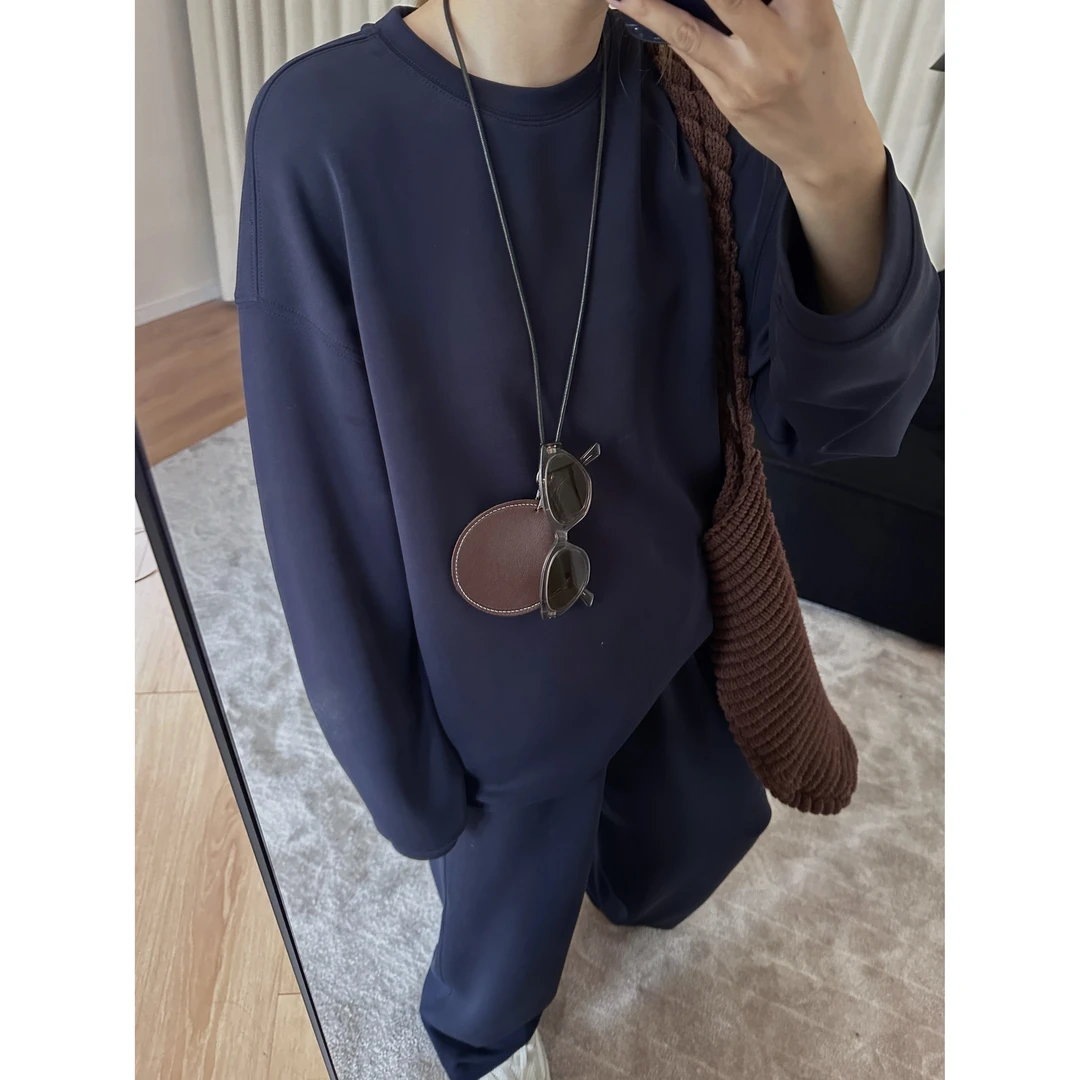 【No退No换】来自b0【奶昔空气棉】秋季百搭宽松长袖T【L4529】