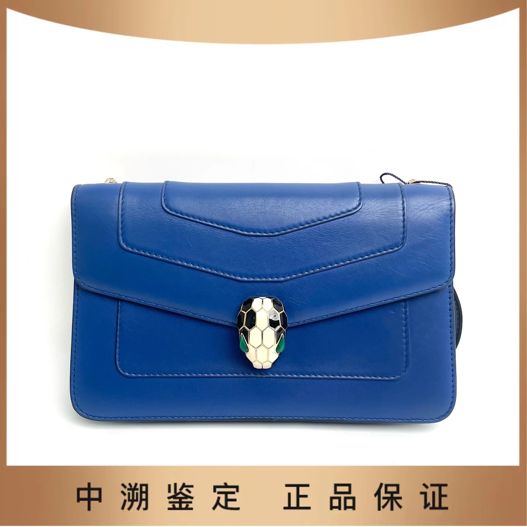99新 BVLGARI/宝格丽 可乐/宝格丽/蓝色蛇头