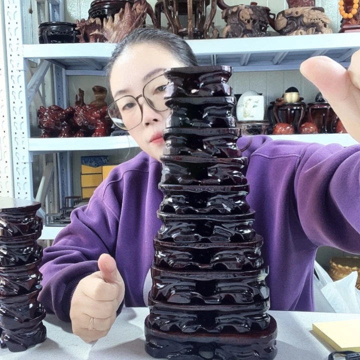 西***林木A越南马拉丝实木底座