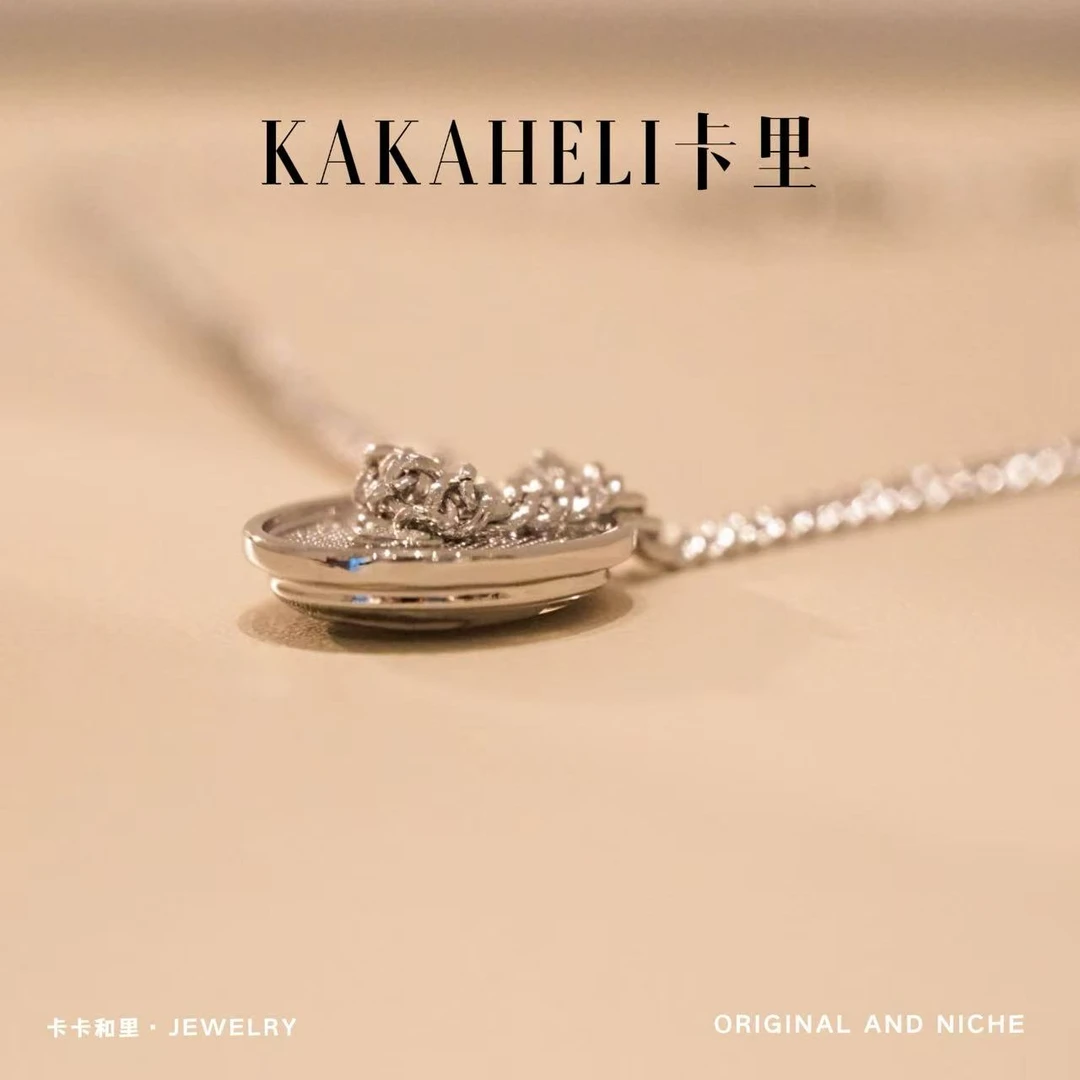 铜合金项链 达利融化的钟轻奢级项链 XL-345