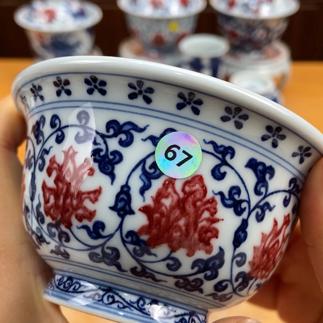 手绘现代茶具非古董