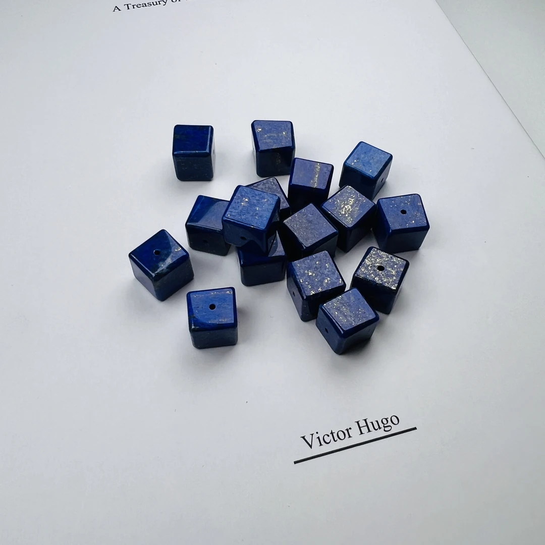 晶匠青金石方糖单颗多样性发一 编号-BB4065   简约