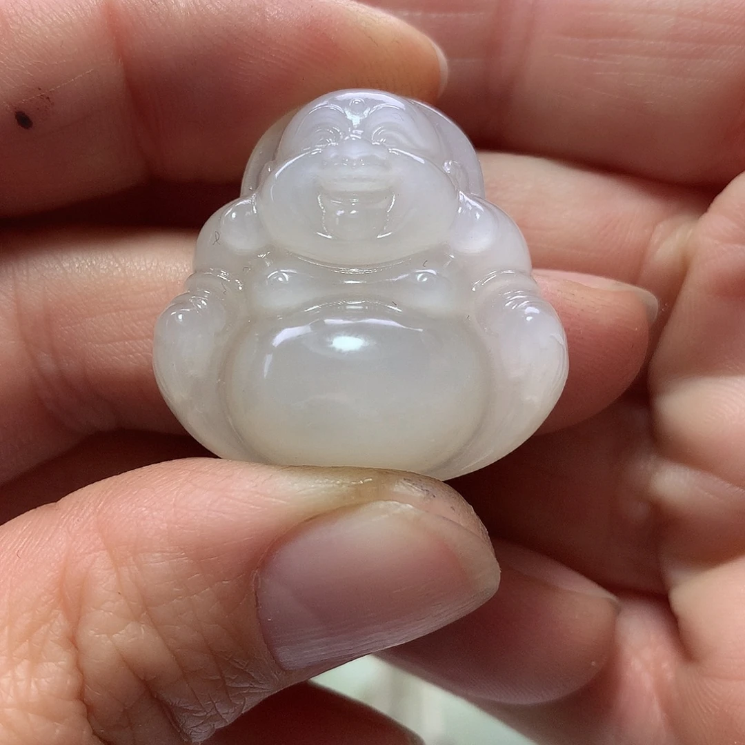 和田玉未镶嵌颈饰包容