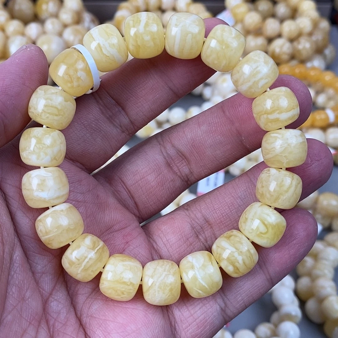 蜜蜡未镶嵌珠宝奇石13.3mm 26g