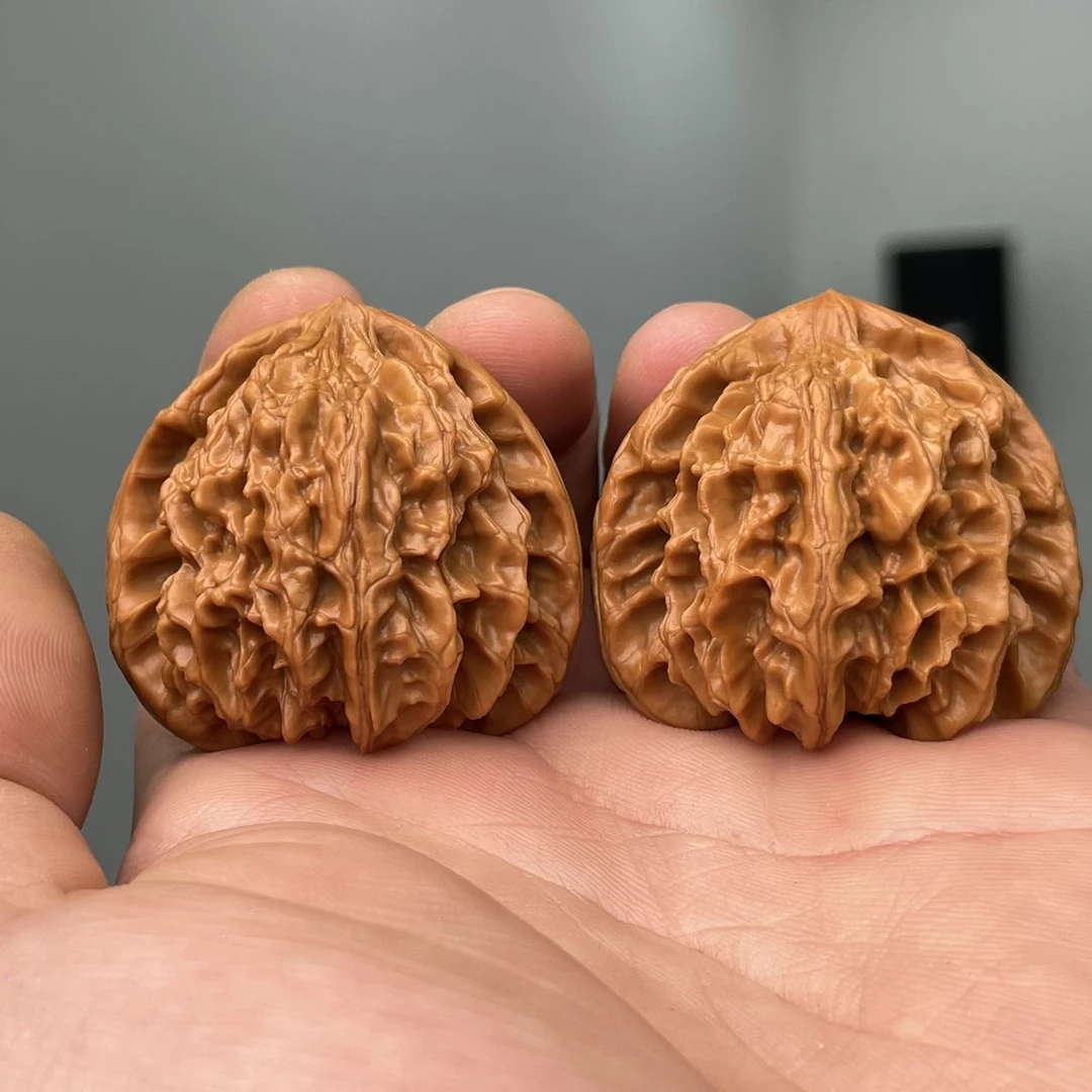 【中国涞水麻核桃协会】26 G02267-龙门涧核桃（精修打底）-尺寸40mm