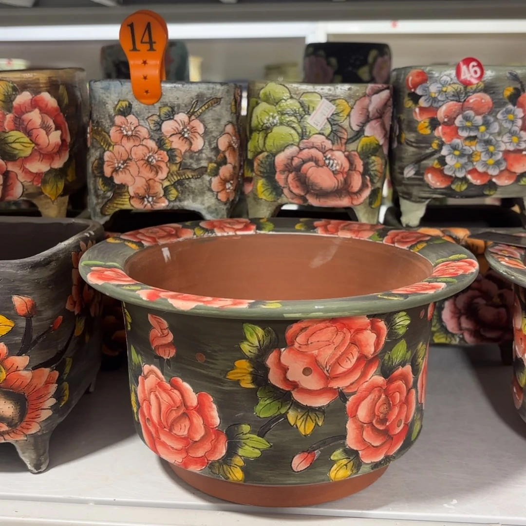 景德镇手绘花盆陶瓷18/13