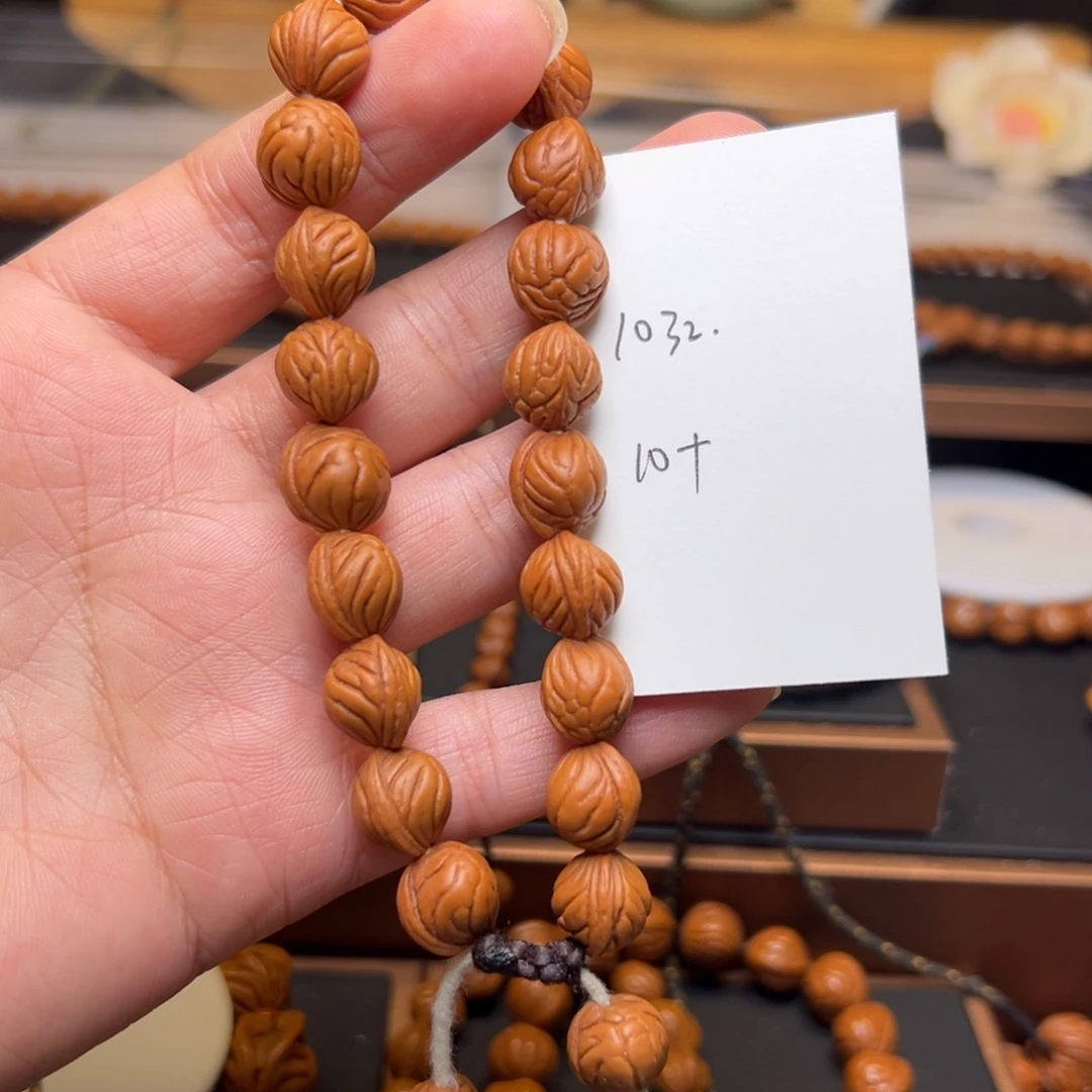 用***5木质类小奶豆手串11+