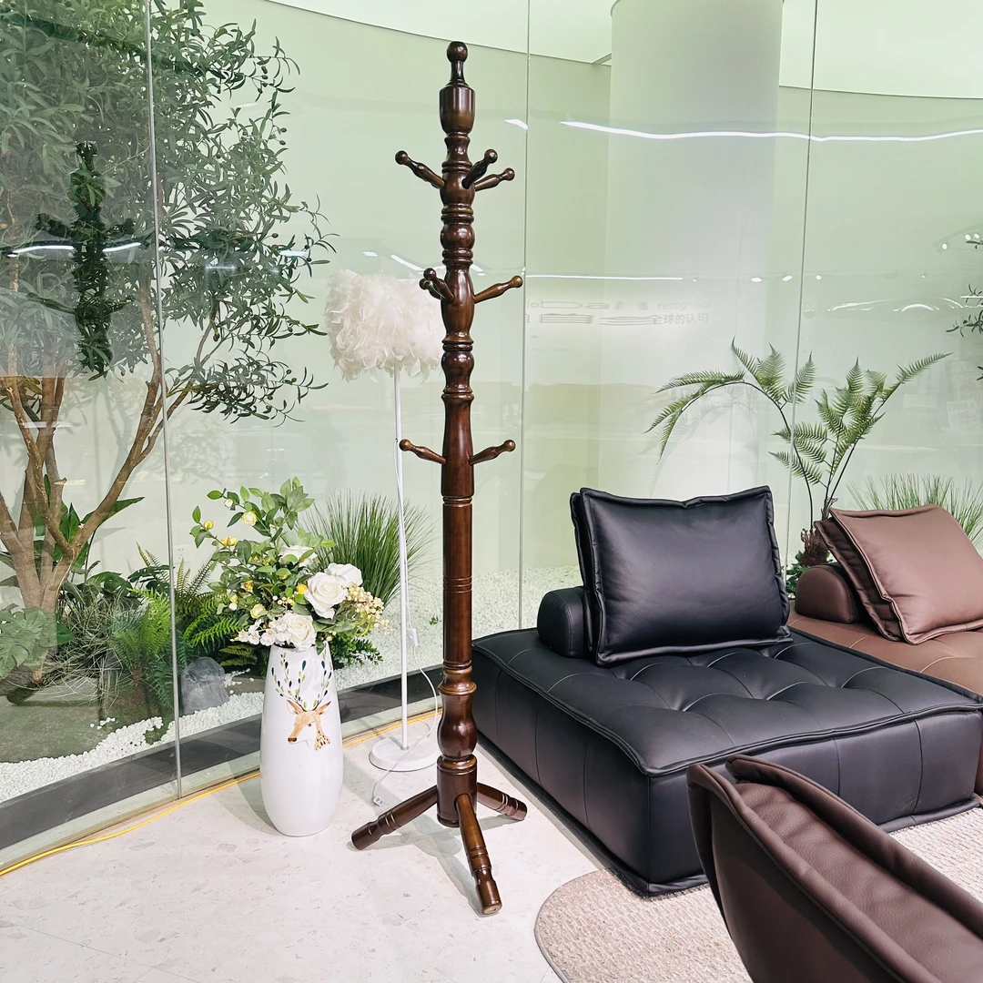 实木衣架实木立式衣帽架实木