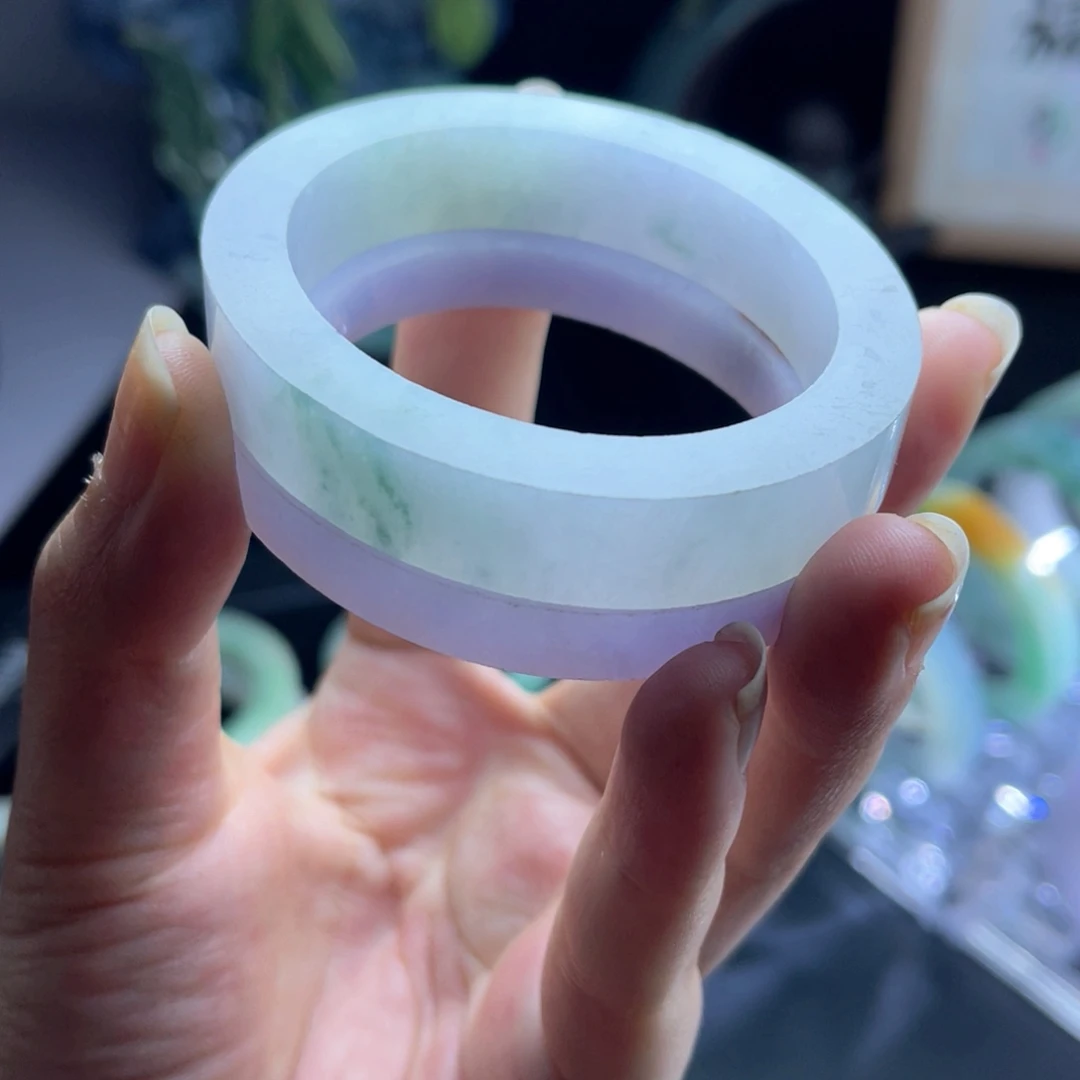 定制翡翠未镶嵌天然翡翠A货手镯