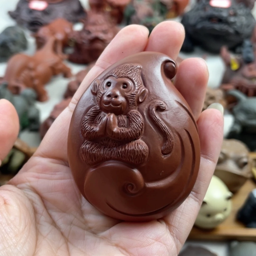 【闪购商品】紫砂茶宠紫砂猴子