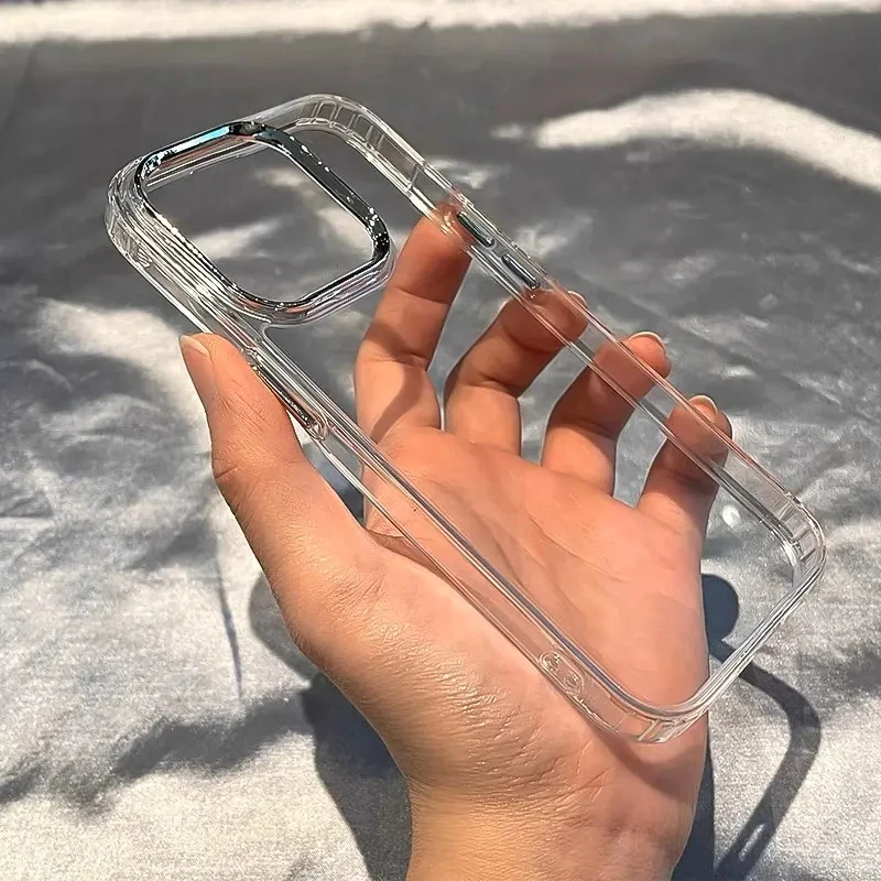 轻奢电镀框手机壳适用苹果16手机壳iPhone15小米vivo/oppo华为p70