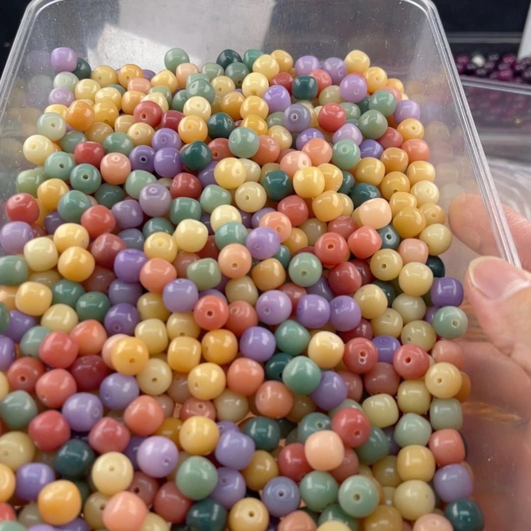 白玉菩提吊坠z10mm 100颗瑕不售后