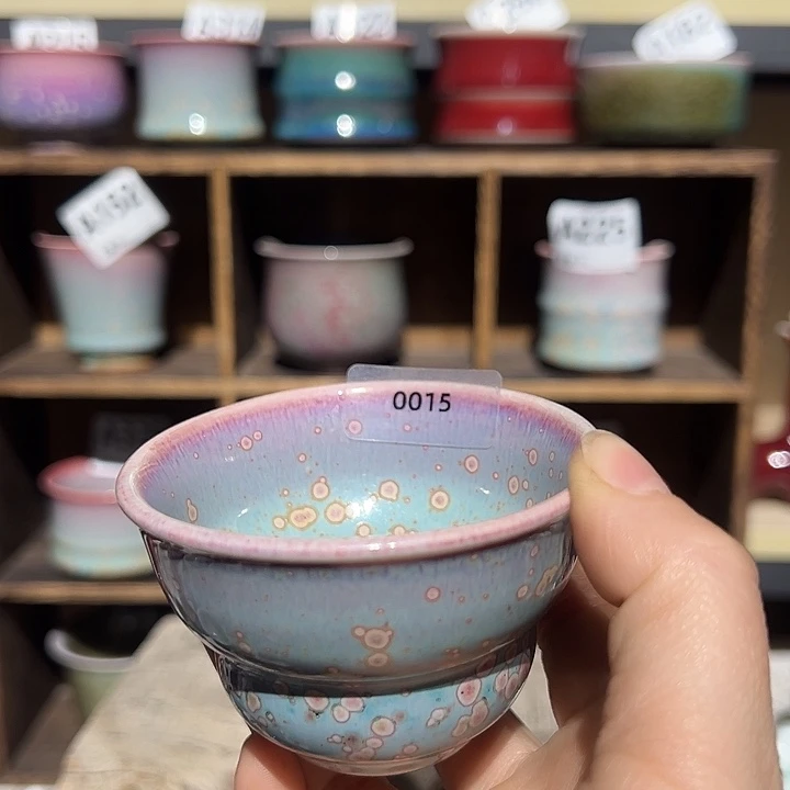 自***风钧瓷杯子钧瓷杯子