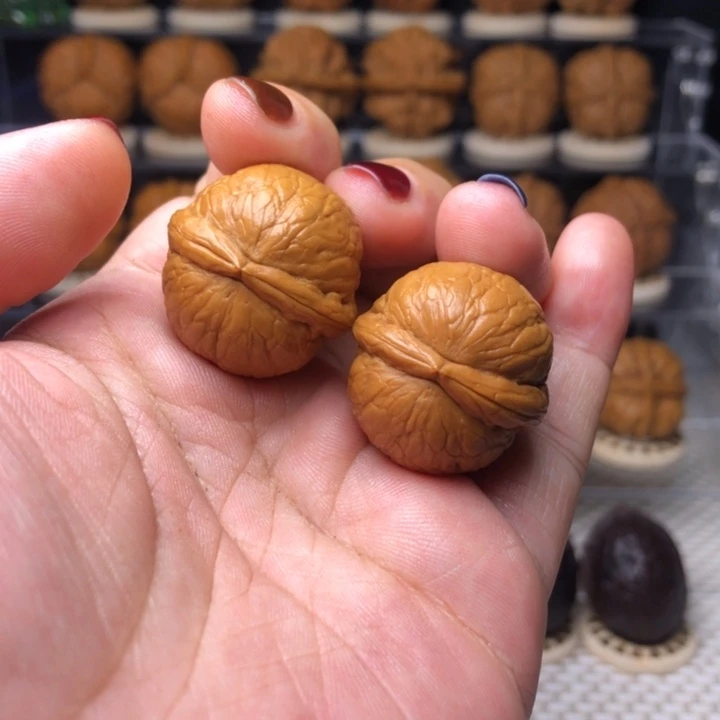 把件文玩核桃15蛇皮球26+