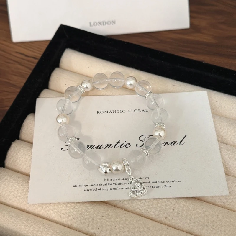 X2343奶白晶手链高端轻奢手串多样性发一