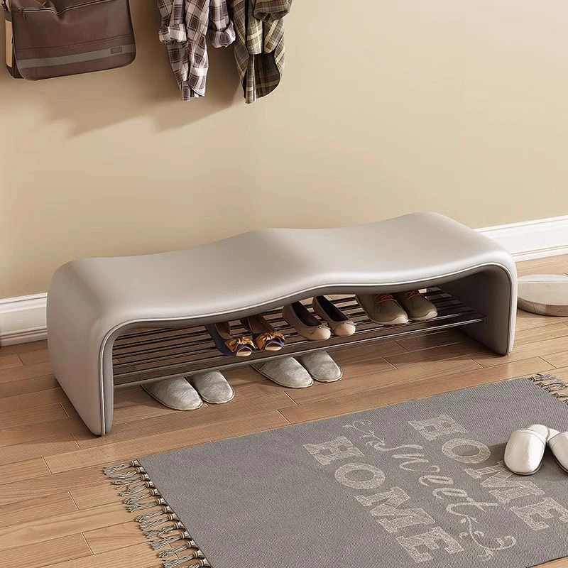 换鞋凳家用门口穿鞋凳入户凳设计师衣帽间沙发凳靠墙长条凳床尾凳