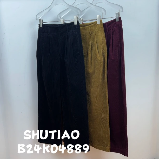 【SHUTIAO】2024秋冬：新款小众设计款裤子B24K04889