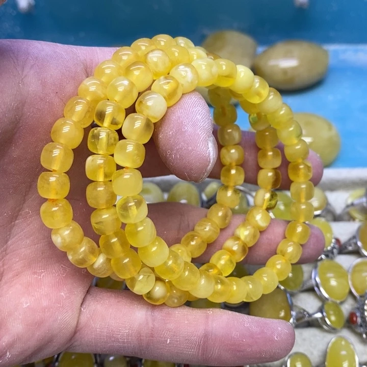 蜜蜡裸石未镶嵌多样性发货其一