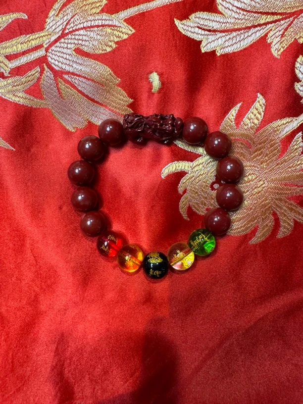 天然辰砂【闪购链接】精品朱砂手串