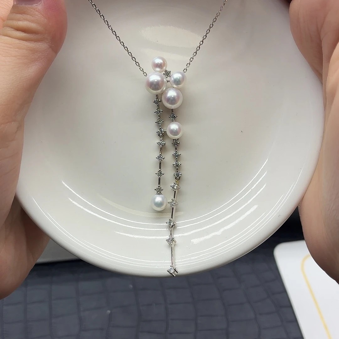 无非金属珍珠项链