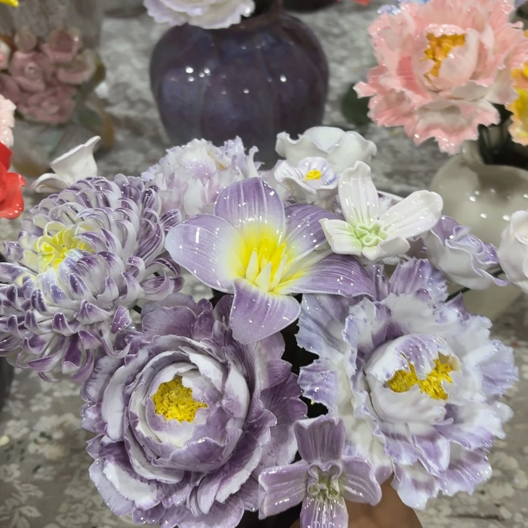 陶瓷花，20元发货，退款拉黑？1179