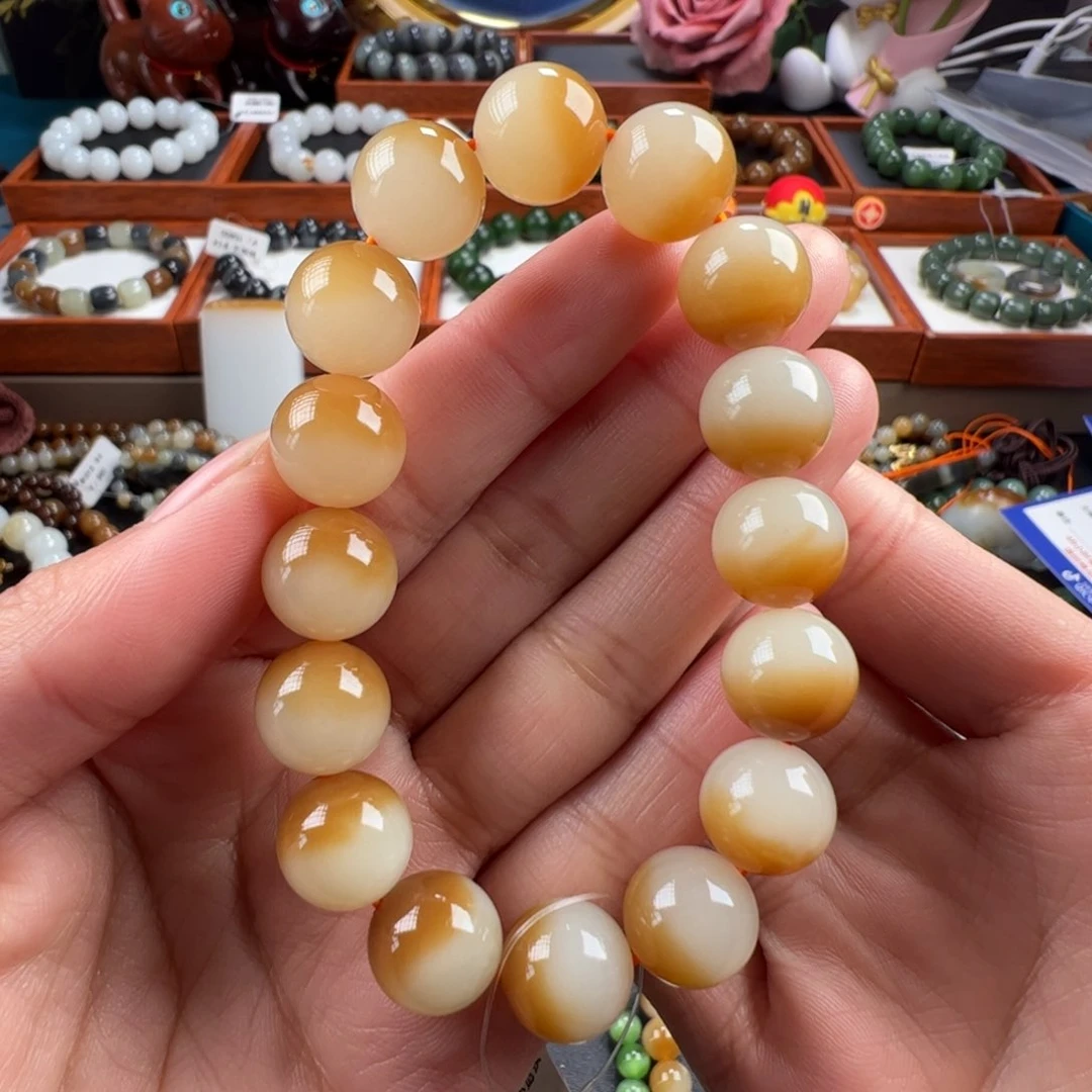 和田玉手链未镶嵌