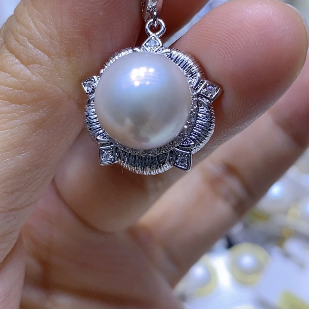 未镶嵌淡水珍珠吊坠或者耳钉