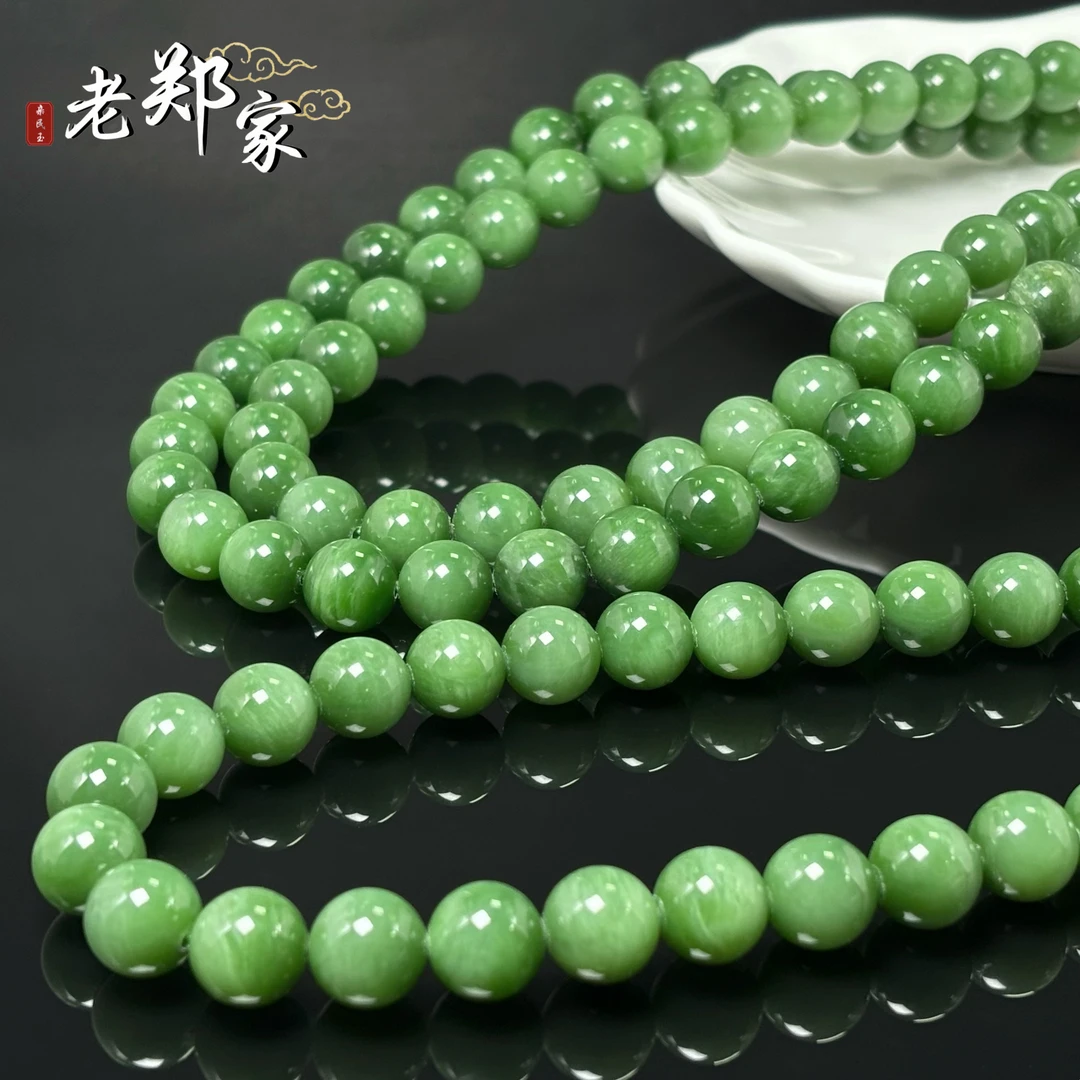 【老郑家】和田玉项链  约12mm（多样性发一件）808