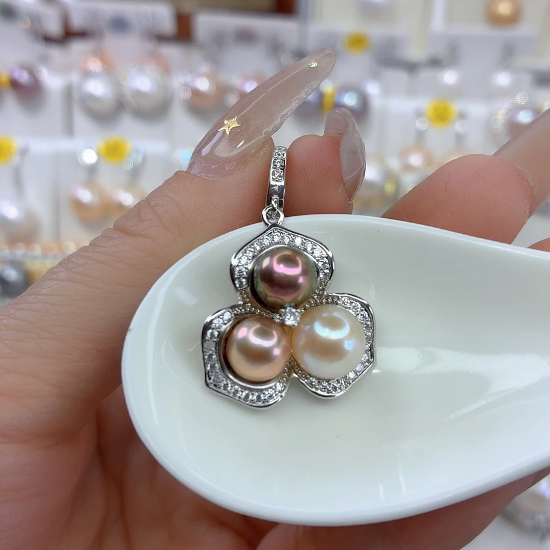 合金颈饰淡水珍珠