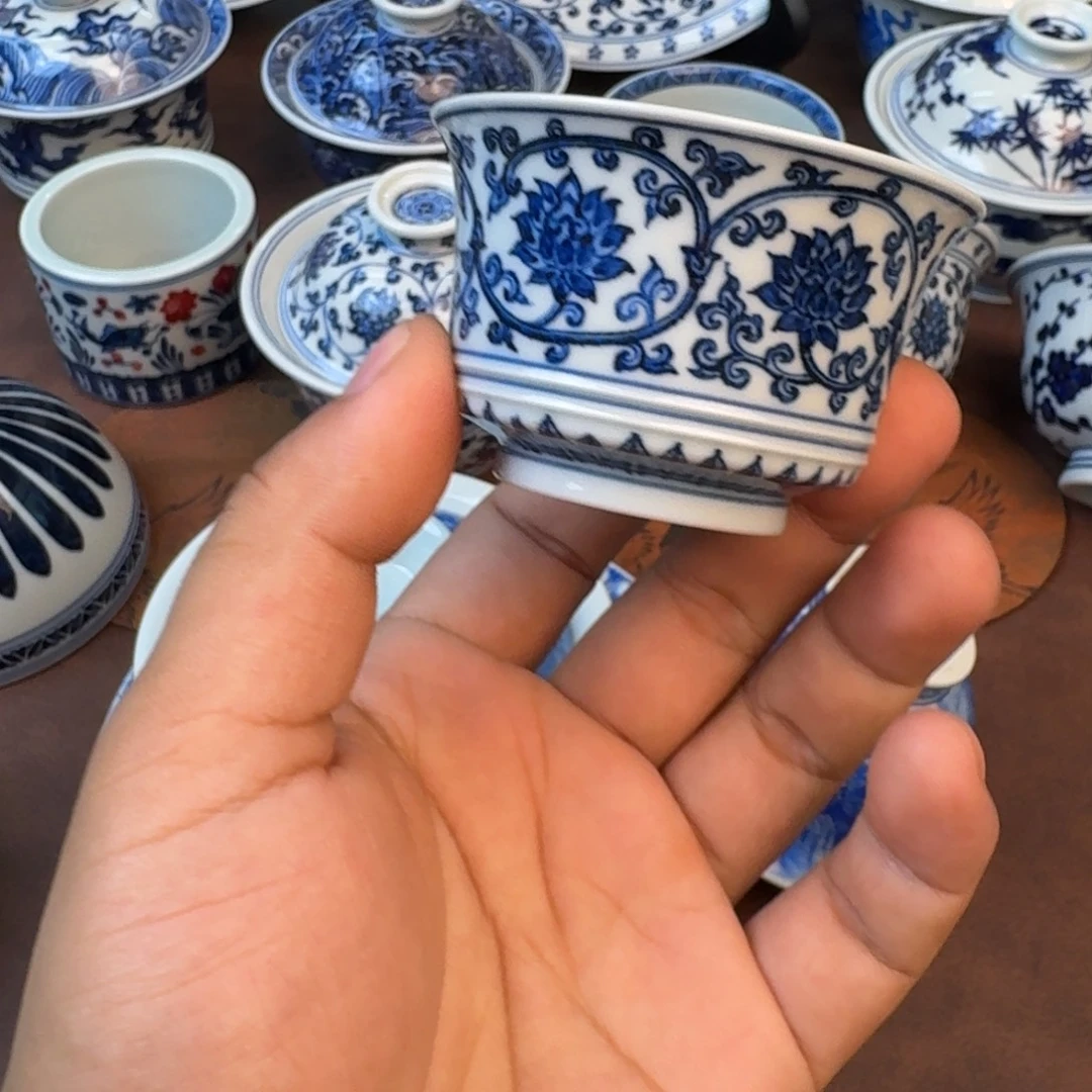摆件双线缠枝马蹄