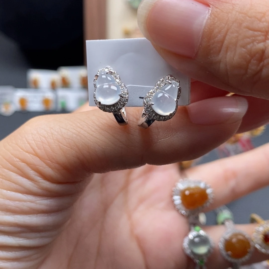 翡翠银S925镶嵌戒指