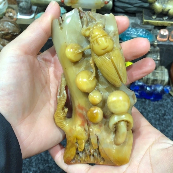 寿山石印石阿***！阿弥陀佛老师一个小的