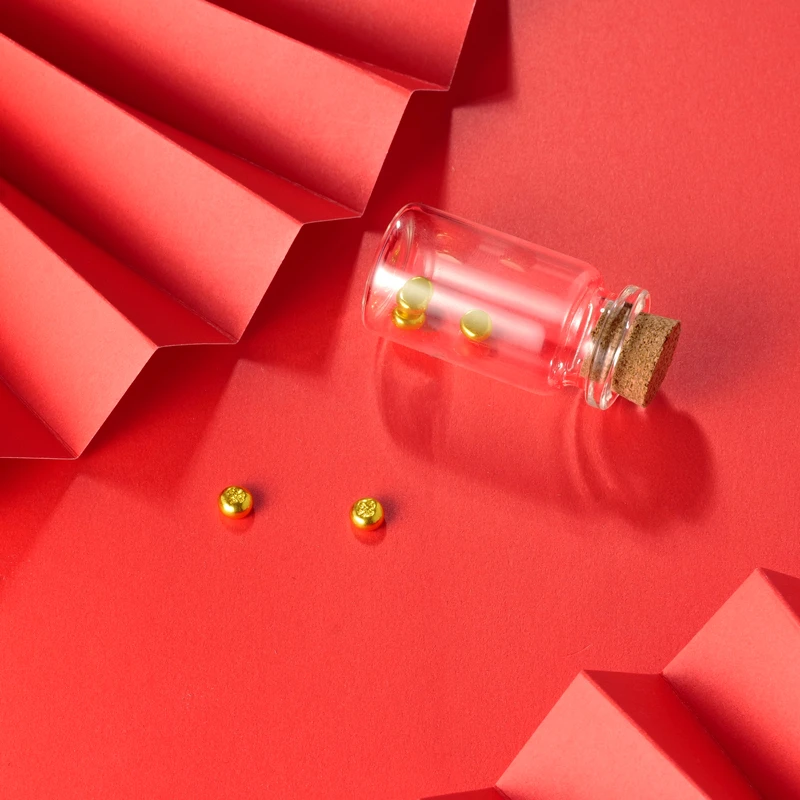 【珊珊专享】足金9999 金豆豆一颗一克 多样性发一 BP 90001