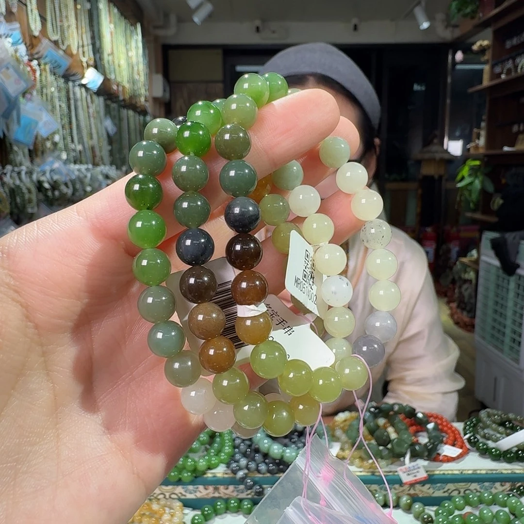 未镶嵌手链和田玉拍一发一多样性发货