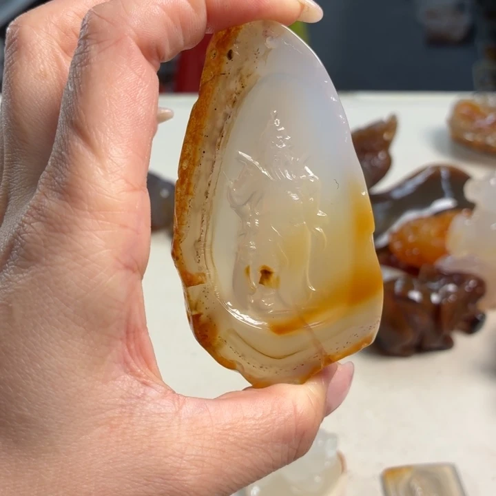 玛瑙/玉髓未镶嵌吊坠(不含链)