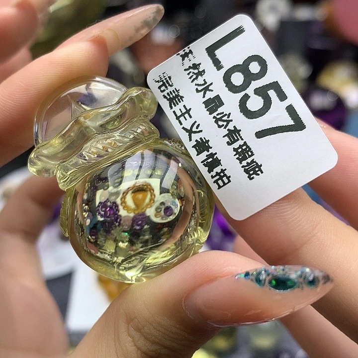 未镶嵌珠宝半成品水晶吊坠