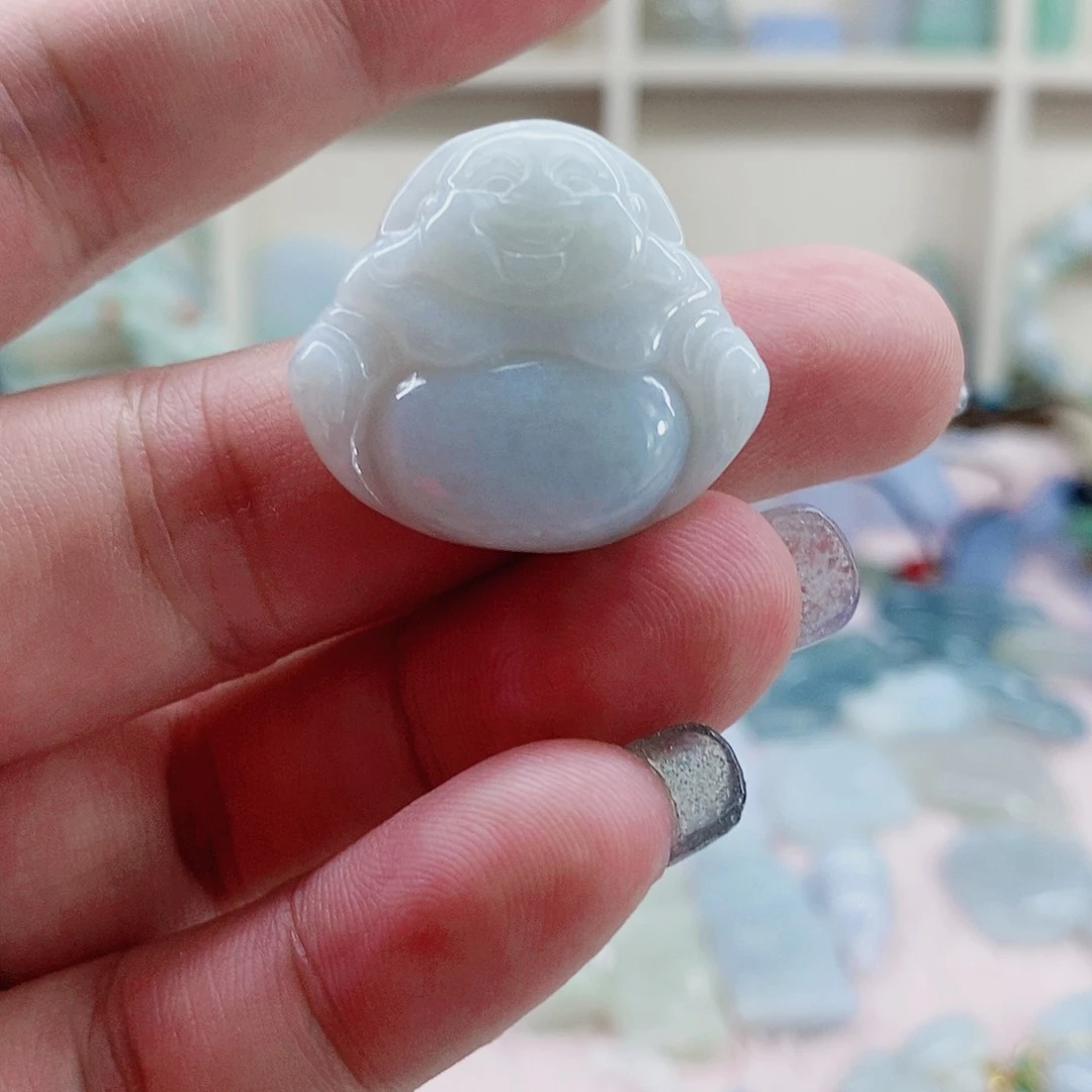 颈饰未镶嵌翡翠天然