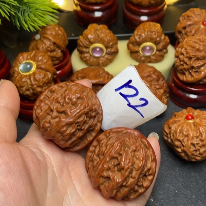 文玩核桃把件39白狮子122