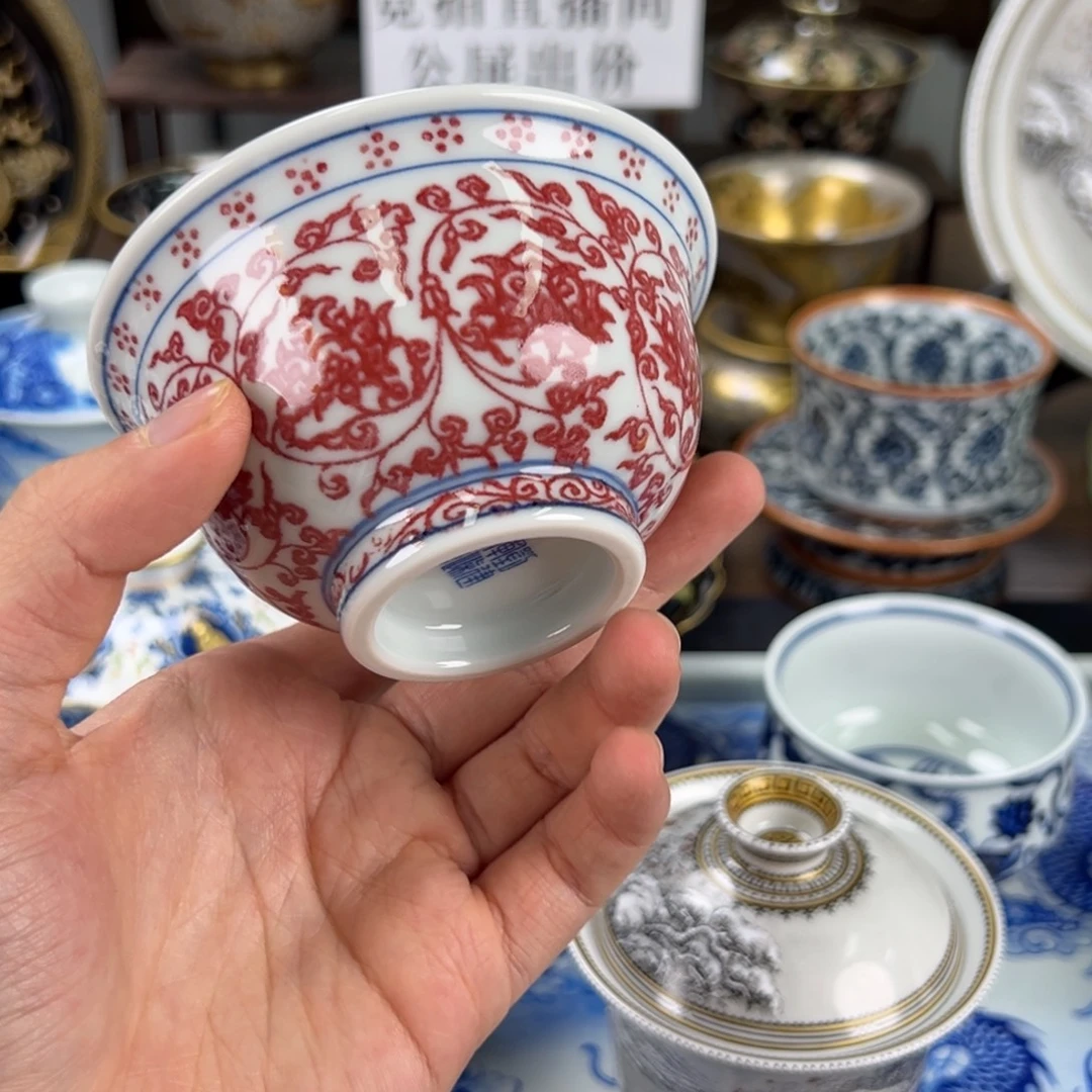 烧***爽瓷片景德镇手工手绘陶瓷