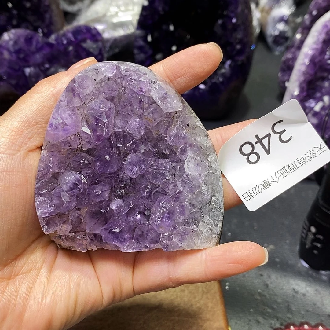 紫晶珠宝半成品未镶嵌